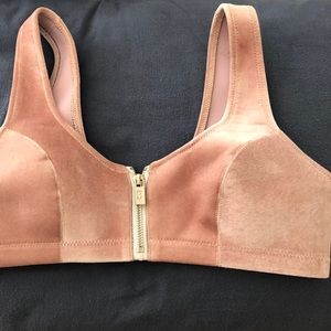 Blackbough Pink Velvet Top